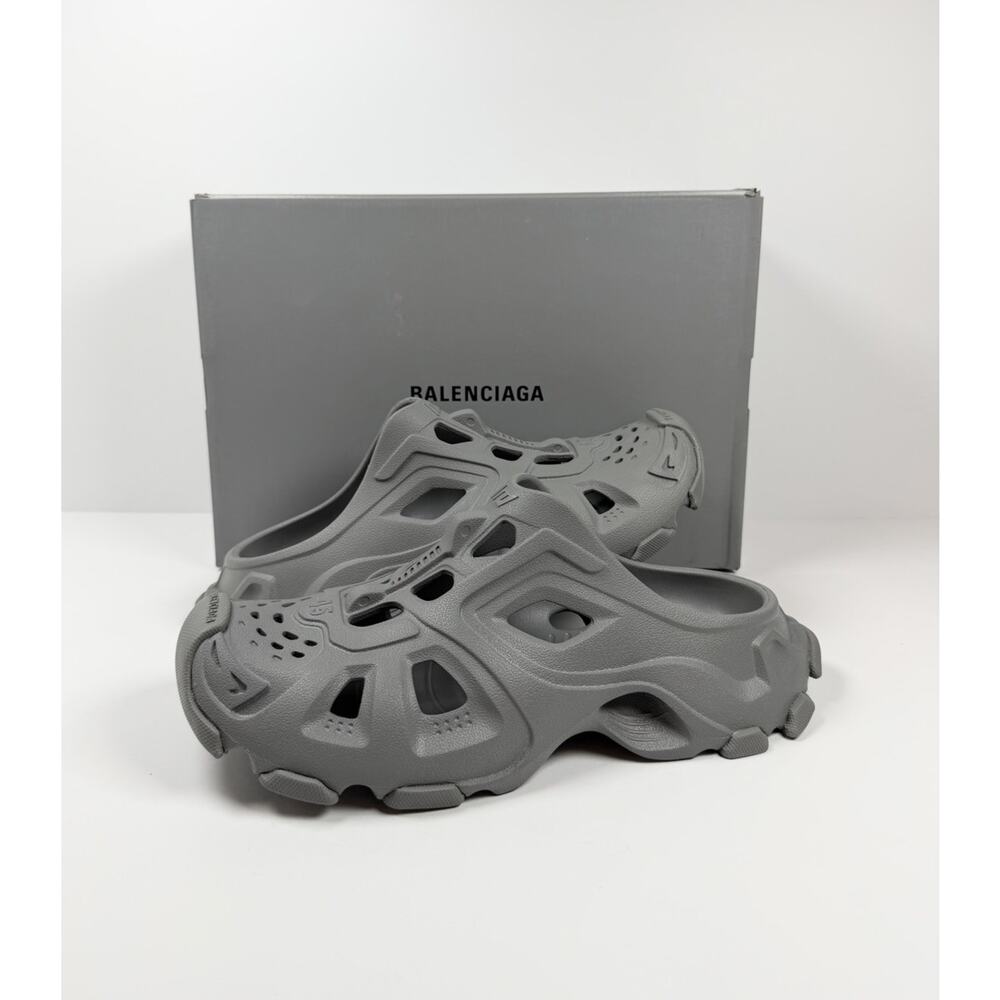Size 45EU/12US - Balenciaga HD Mule Slip On Gray NEW! - Picture 2 of 10